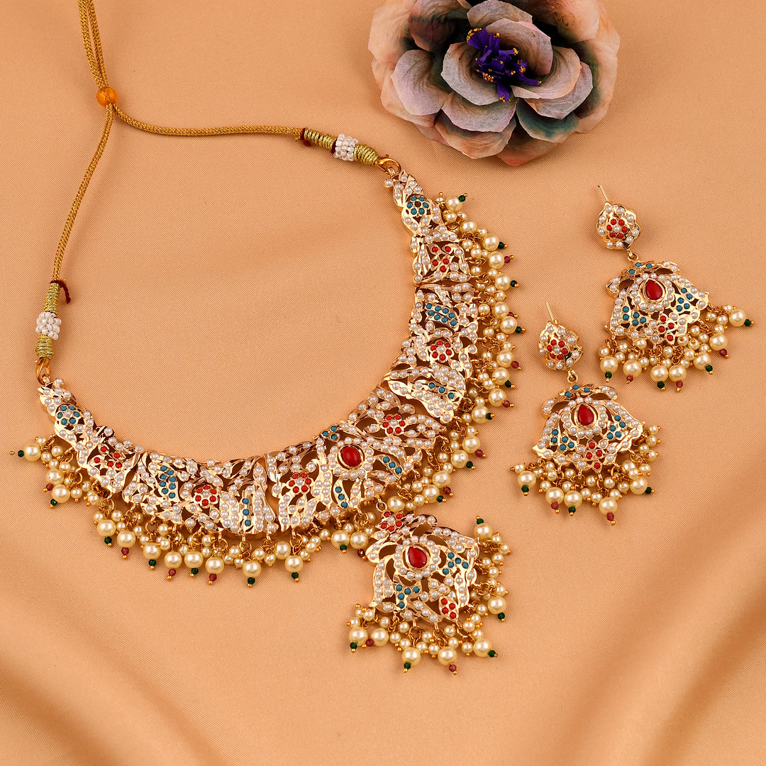 Designer Jadaau Necklace Set