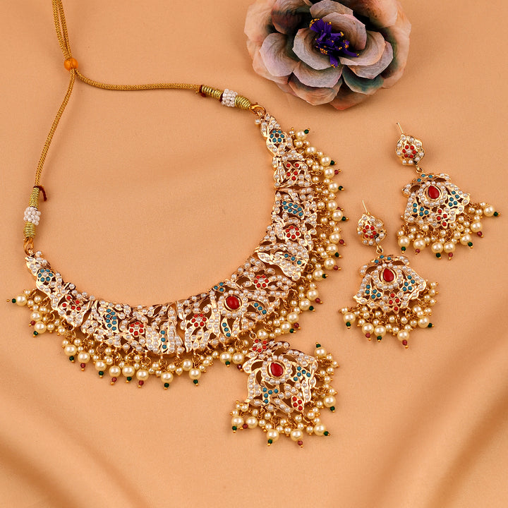 Designer Jadaau Necklace Set