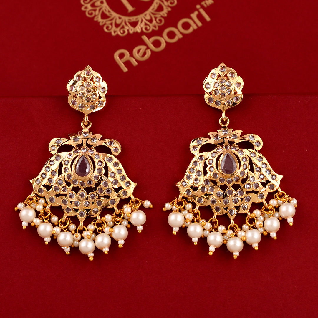 Jadaau Polki Necklace Set