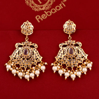 Jadaau Polki Necklace Set