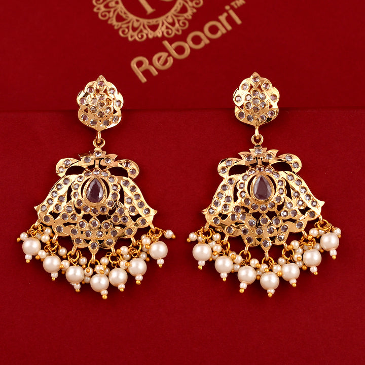 Jadaau Polki Necklace Set