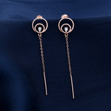 Double Round Cut Design 925 Sterling Silver Earring