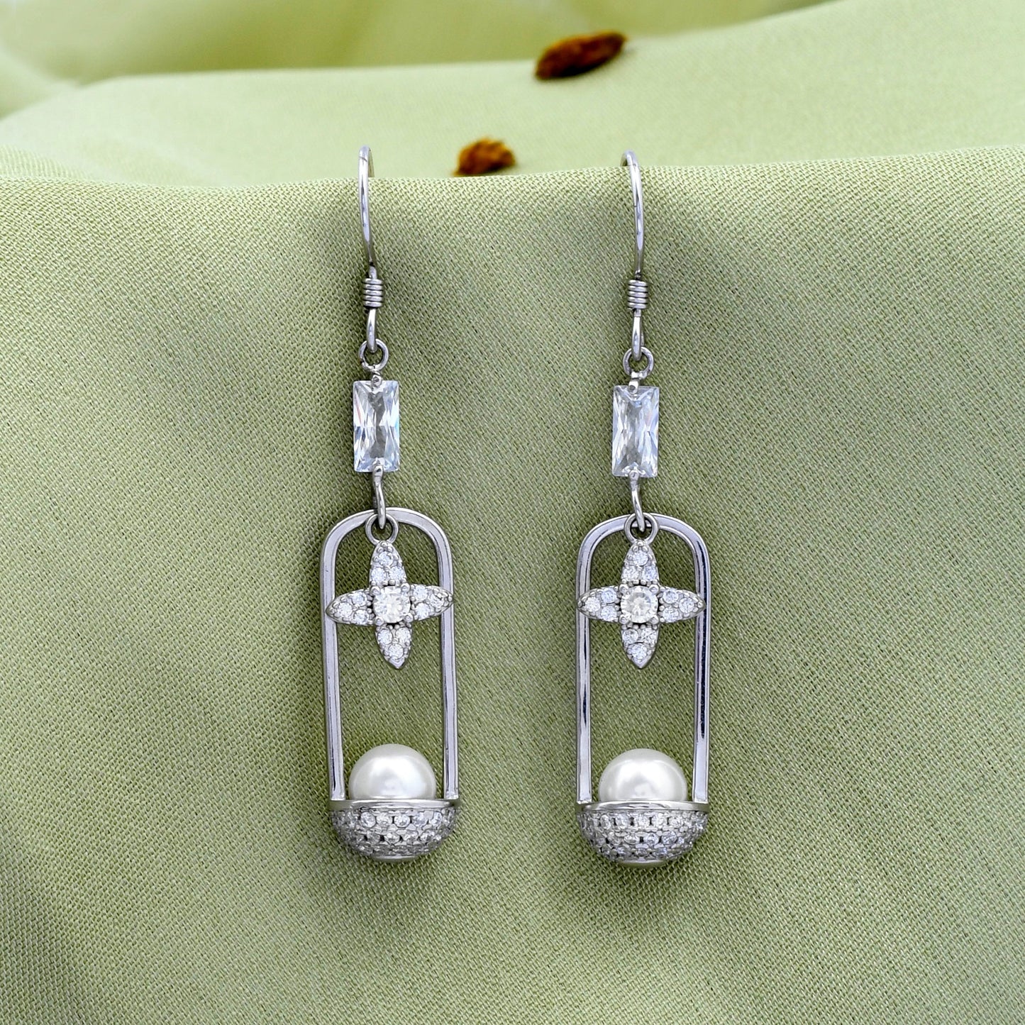 Drizzle Drop 925 Sterling Silver Earring