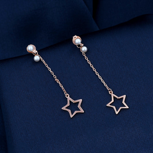 Star Shape 925 Sterling Silver Earring