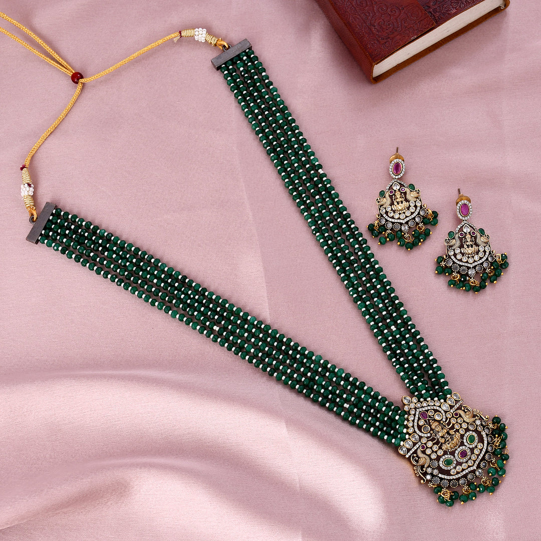 Temple Pendant Set With Victorian Polish