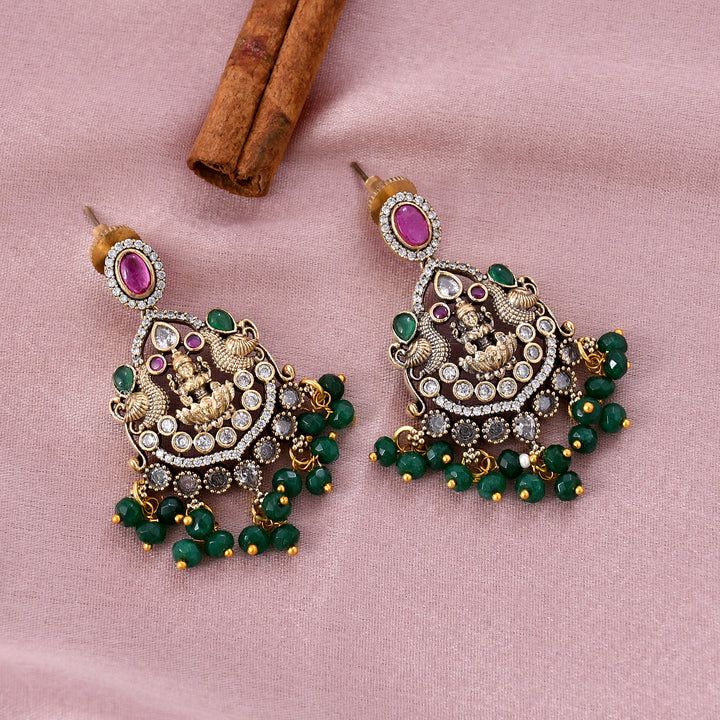 Temple Pendant Set With Victorian Polish