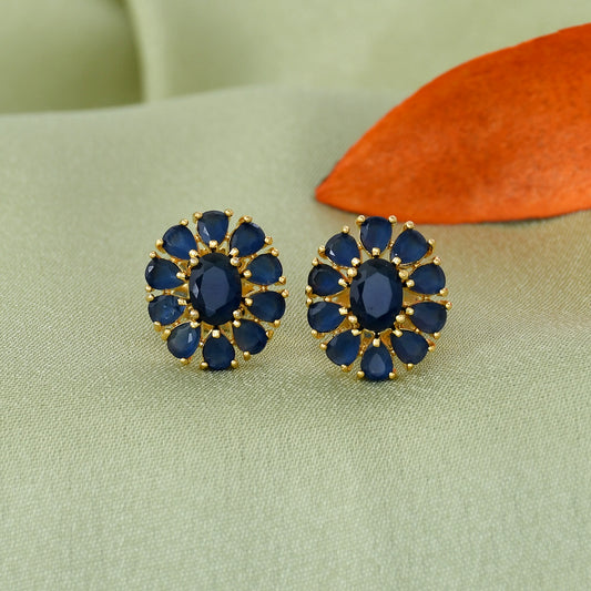 Oval Shape Zircon Studs