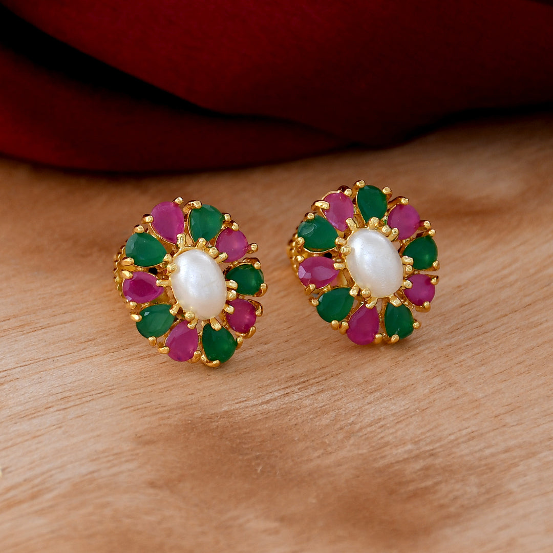 Oval Shape Zircon Studs