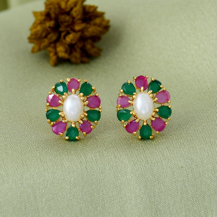 Oval Shape Zircon Studs