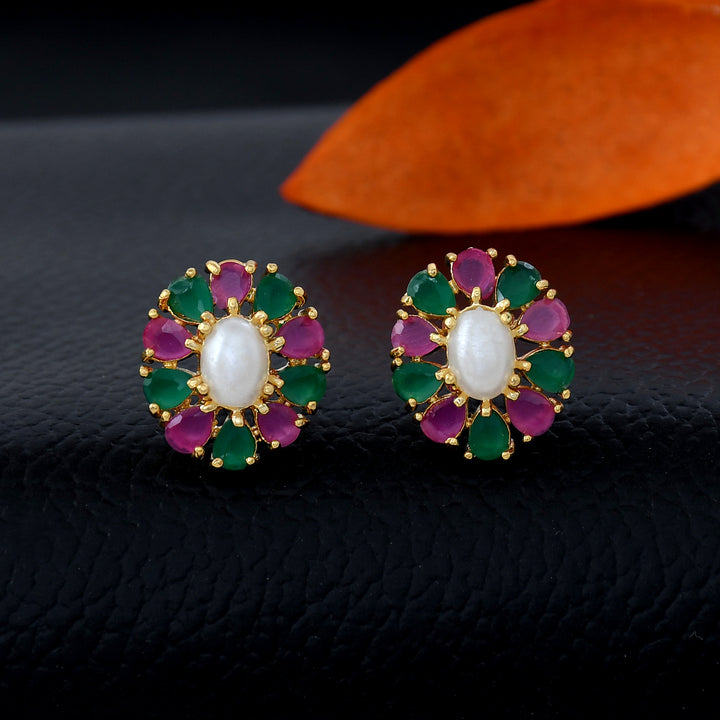 Oval Shape Zircon Studs