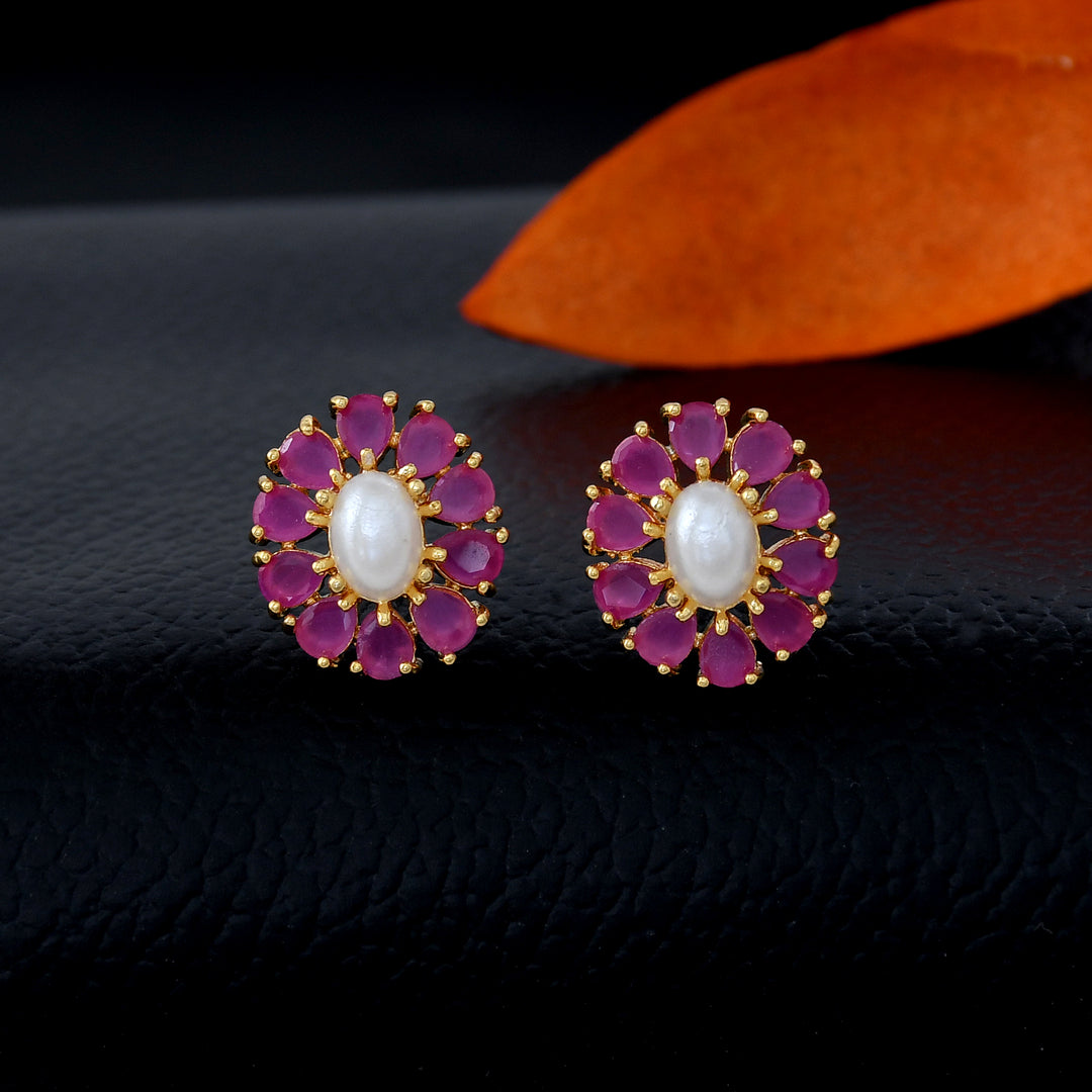 Oval Shape Zircon Studs