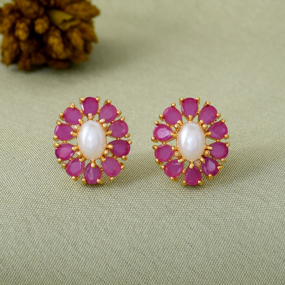 Oval Shape Zircon Studs