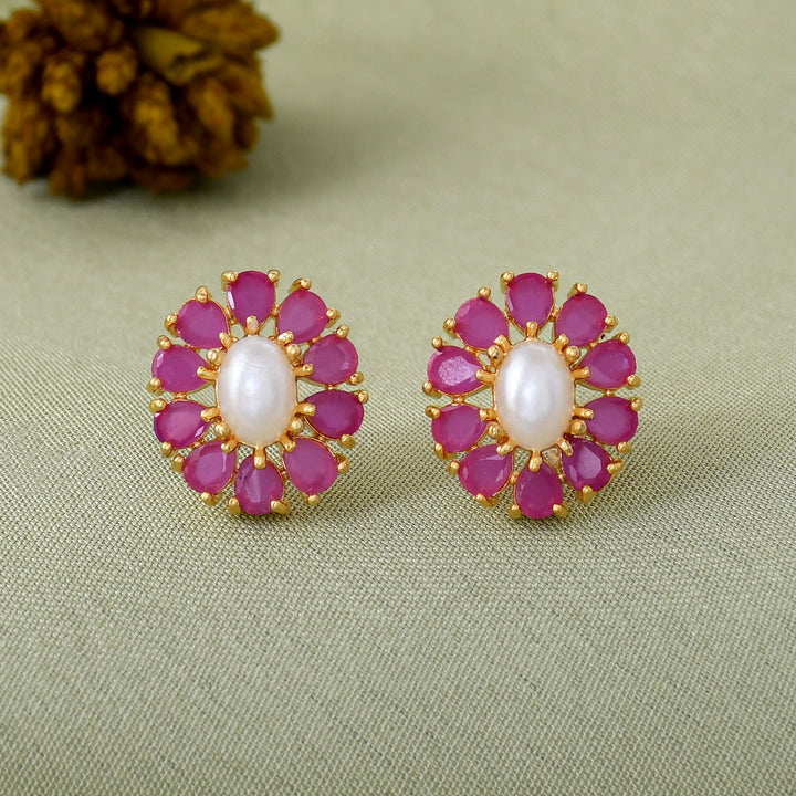 Oval Shape Zircon Studs