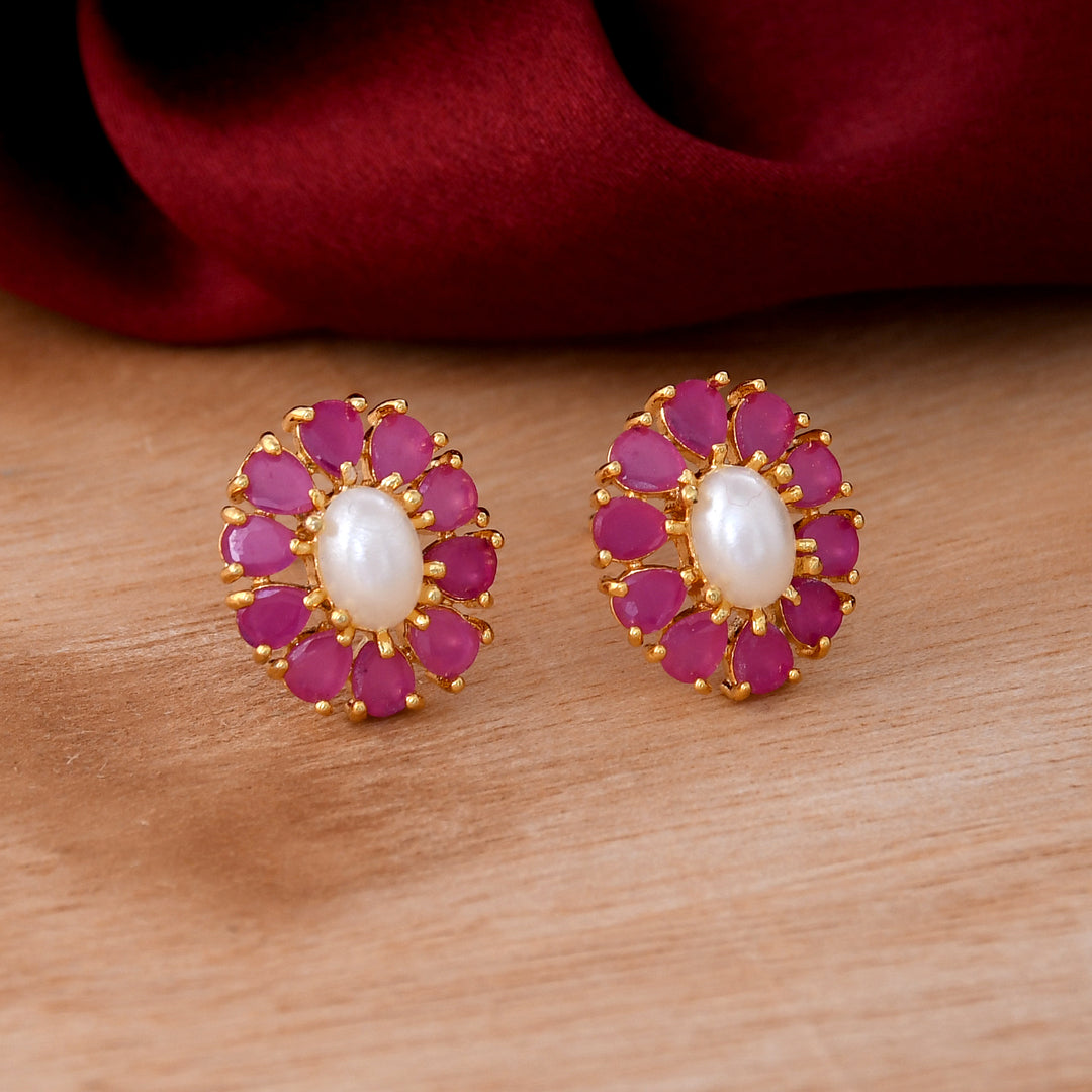 Oval Shape Zircon Studs