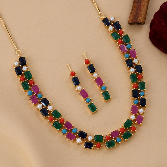 Exclusive Semi Precious Necklace Set