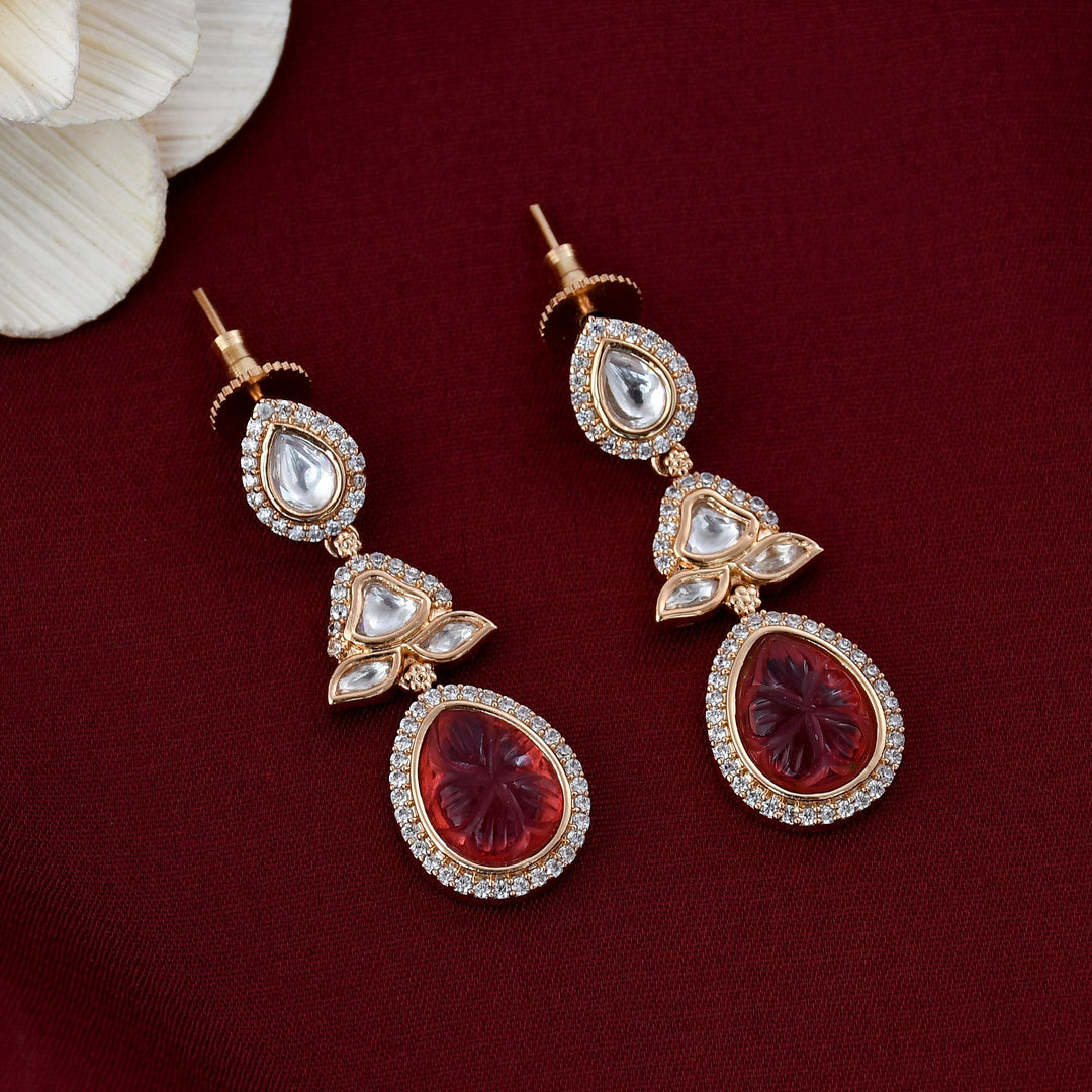 Royal Look  kundan Polki Necklace Set