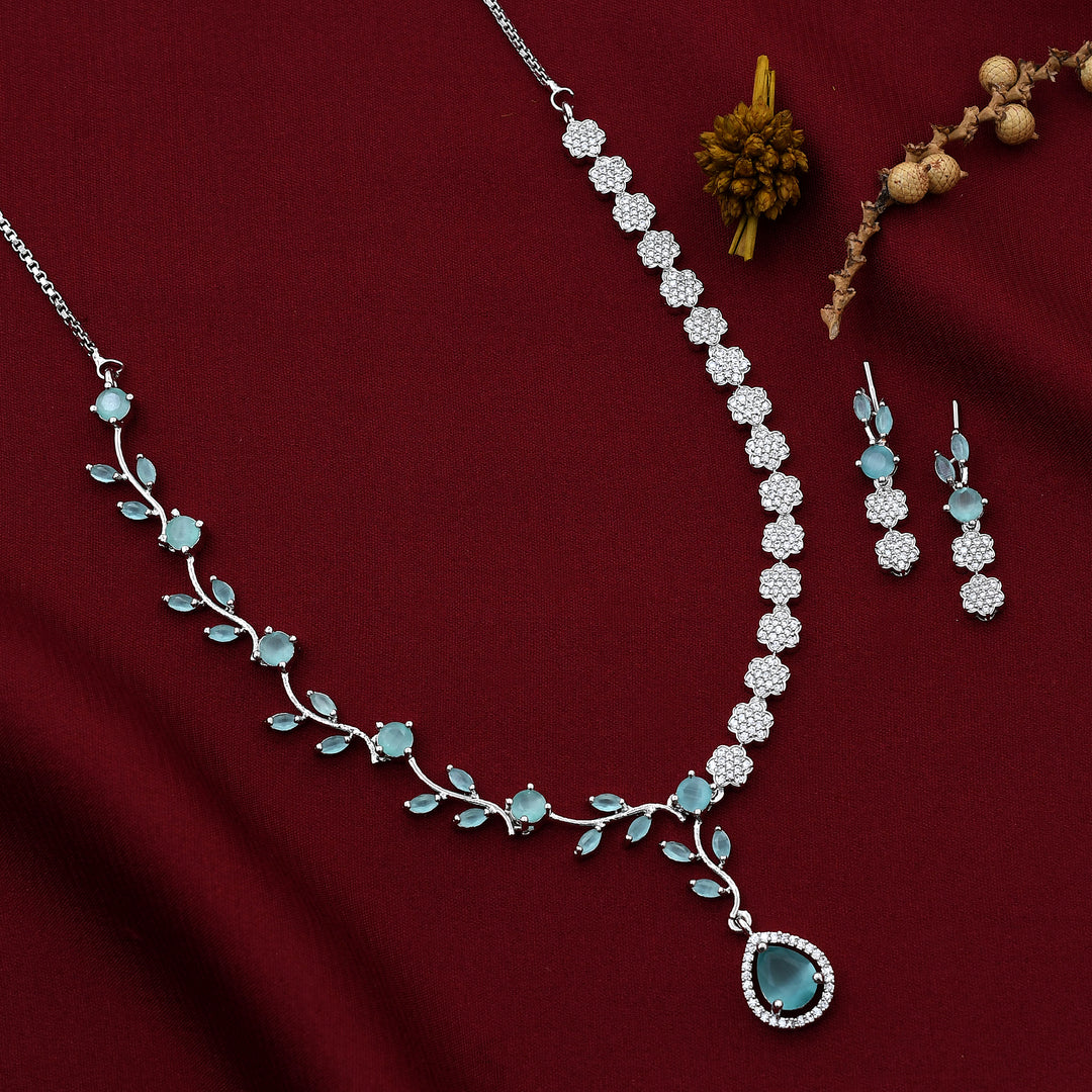 Light Weight Zircon Necklace Set