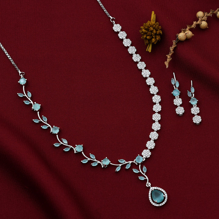 Light Weight Zircon Necklace Set