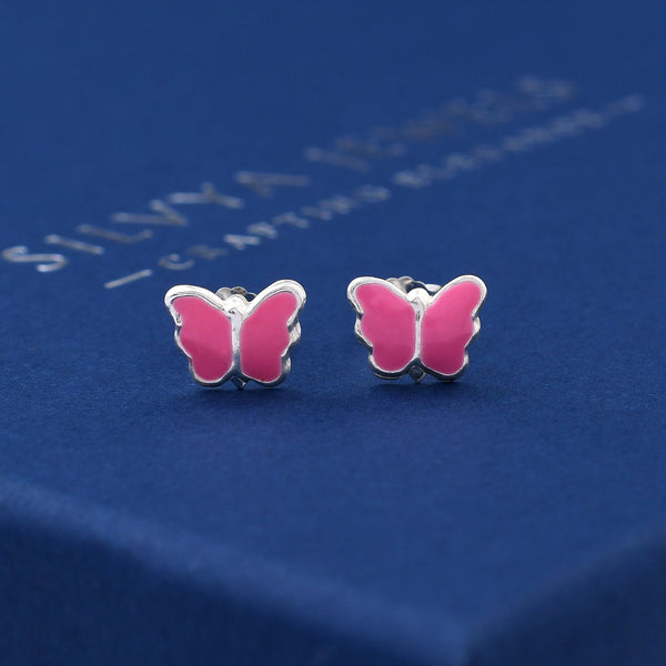 Butterfly 925 Sterling Silver Studs