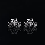 Bicycle Design 925 Sterling Silver Studs