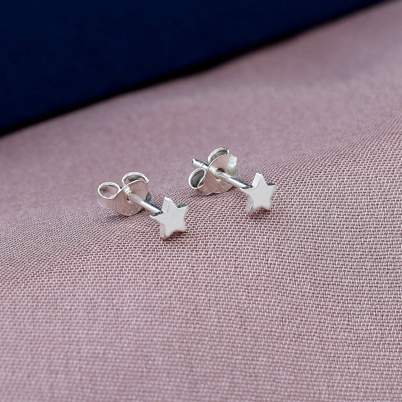 Star Design 925 Sterling Silver Studs