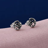 Sun Filigree 925 Sterling Silver Studs