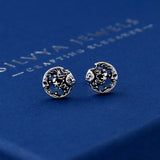 Sun Filigree 925 Sterling Silver Studs