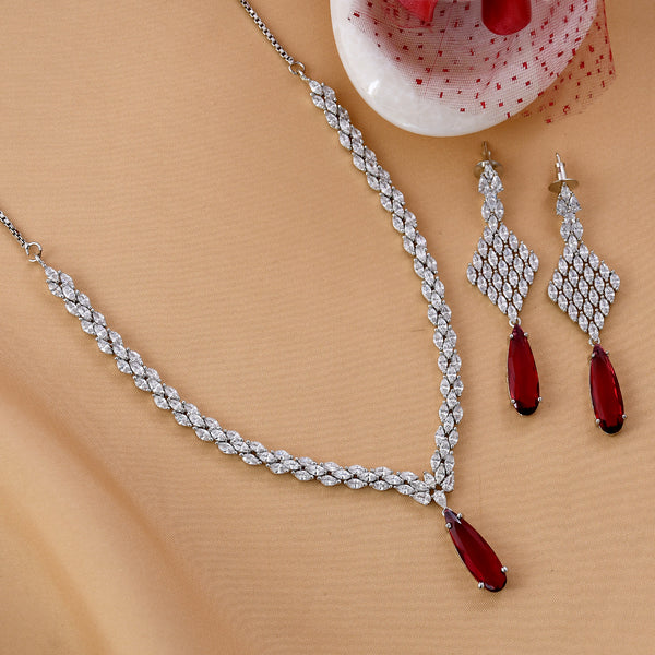 Classic Zircon Necklace Set