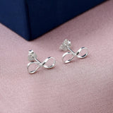 Infinity Shape 925 Sterling Silver Studs