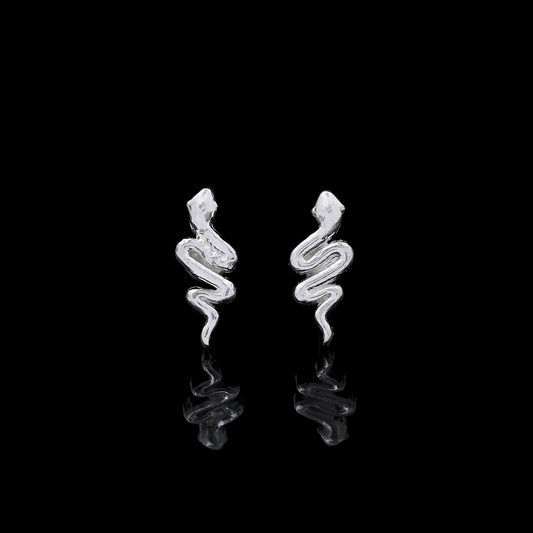 Snake Design 925 Sterling Silver Studs