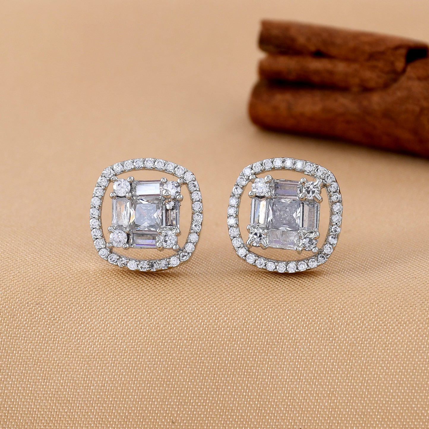 Beautiful Small Diamond Studs