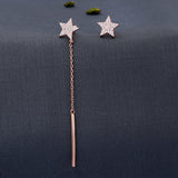 Star Design 925 Sterling Silver Earring