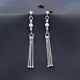 Three Layer Chain 925 Sterling Silver Earring