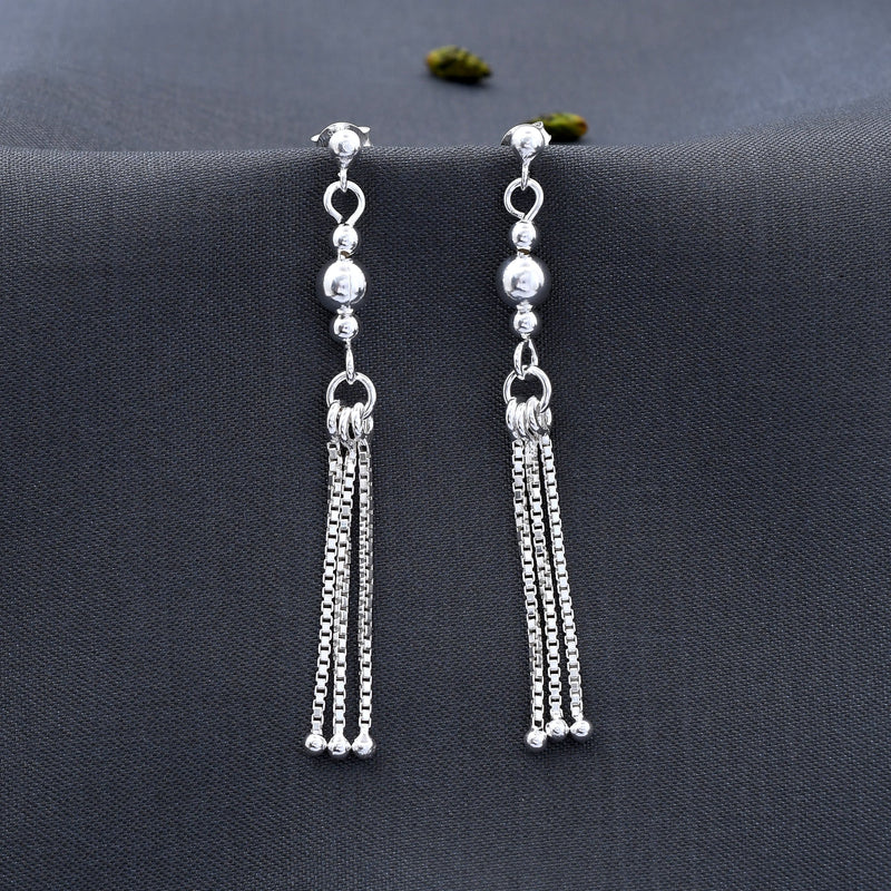 Three Layer Chain 925 Sterling Silver Earring