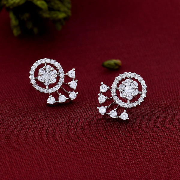 Sparkling Diamond Stud Earrings