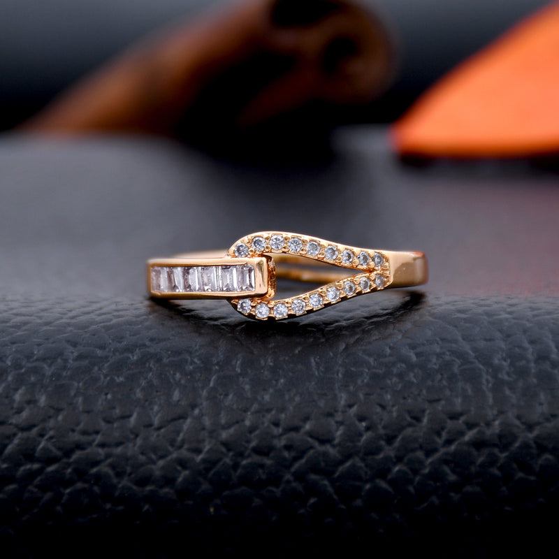 Carat Gold Linked in Love Diamond Finger Ring
