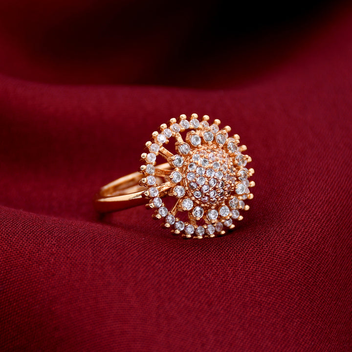 Spinner Princess Diamond Ring