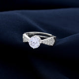 Sparkle Diamond 925 Sterling Silver Ring