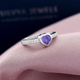 Classic Heart Design 925 Sterling Silver Ring