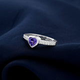 Classic Heart Design 925 Sterling Silver Ring