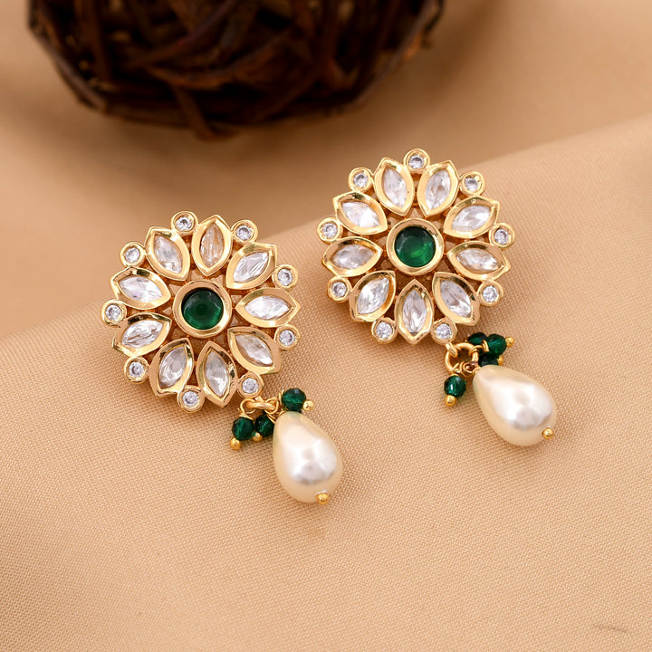 Flower Design Kundan Choker Set