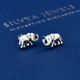 Elephant 925 Sterling Silver Studs