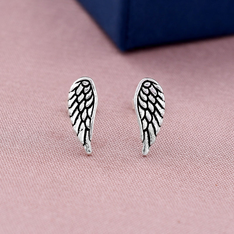 Angel Wing 925 Sterling Silver Studs