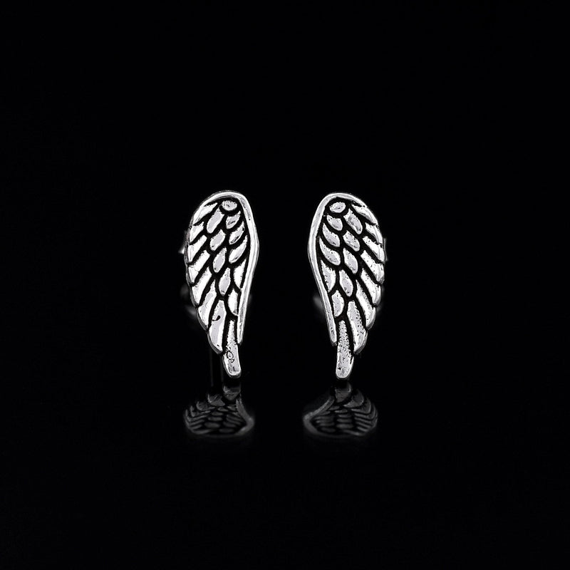 Angel Wing 925 Sterling Silver Studs