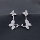 Butterfly Diamond 925 Sterling Silver Earring