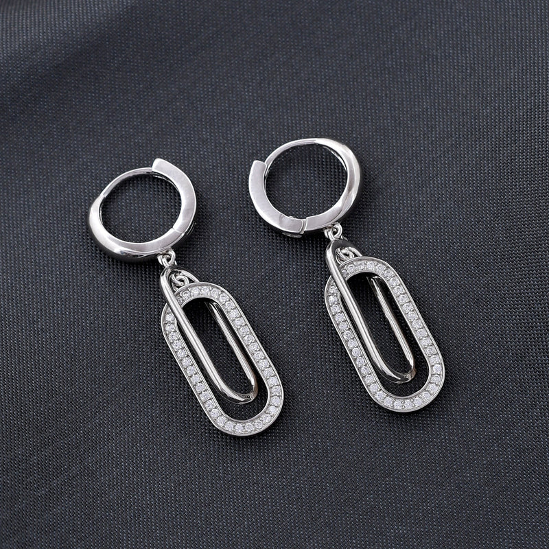 Millenia Drop 925 Sterling Silver Earring