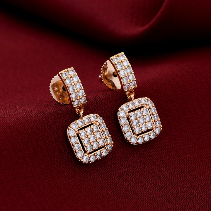 Drizzle Baguette Diamond Earrings