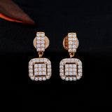 Drizzle Baguette Diamond Earrings