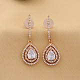 Pear Drop Diamond Earrings