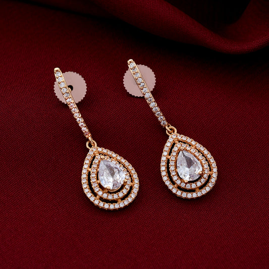 Pear Drop Diamond Earrings